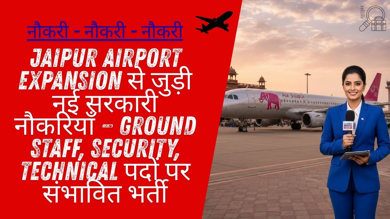 Jaipur Airport Expansion से जुड़ी नई सरकारी नौकरियाँ